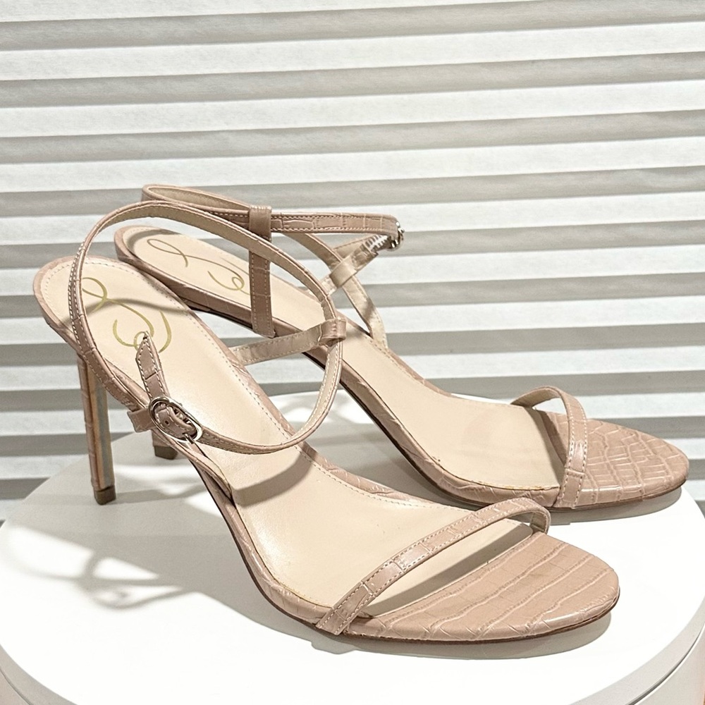 🌸SAM EDELMAN🌸 Maple Sugar Leather Doran Strappy Sandal Size: 11M - Picture 5 of 10